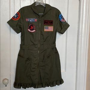 TOP GUN by leg avenue costume dress flight dress